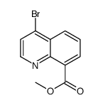 Methyl 4-bromoquinoline-8-carboxylate structure