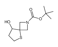 2-Methyl-2-propanyl 8-hydroxy-5-thia-2-azaspiro[3.4]octane-2-carb oxylate Structure