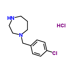 1-(4-Chloro-benzyl)-[1,4]diazepane hydrochloride图片