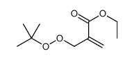 ethyl 2-(tert-butylperoxymethyl)prop-2-enoate Structure