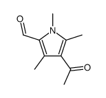 1H-Pyrrole-2-carboxaldehyde,4-acetyl-1,3,5-trimethyl-(9CI)结构式