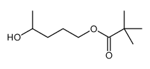 4-hydroxypentyl 2,2-dimethylpropanoate Structure