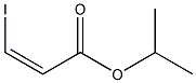 isopropyl 3-iodoacrylate Structure