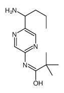 N-[5-(1-aminobutyl)pyrazin-2-yl]-2,2-dimethylpropanamide Structure
