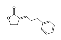 (3E)-3-(3-phenylpropylidene)oxolan-2-one Structure