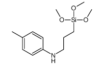 4-methyl-N-(3-trimethoxysilylpropyl)aniline Structure
