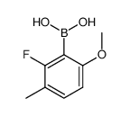 (2-fluoro-6-methoxy-3-methylphenyl)boronic acid Structure