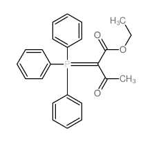 Butanoic acid,3-oxo-2-(triphenylphosphoranylidene)-, ethyl ester结构式