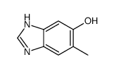 1H-Benzimidazol-5-ol,6-methyl-(9CI) Structure