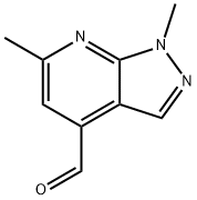 1,6-Dimethyl-1H-pyrazolo[3,4-b]pyridine-4-carbaldehyde Structure