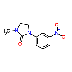 1-Methyl-3-(3-nitrophenyl)imidazolidin-2-one structure