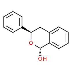 1H-2-Benzopyran-1-ol,3,4-dihydro-3-phenyl-,trans-(9CI) Structure
