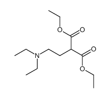 diethyl 2-(2-diethylaminoethyl)-malonate Structure