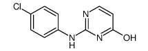 2-(4-chloroanilino)-1H-pyrimidin-6-one Structure