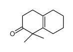 1,1-Dimethyl-3,4,5,6,7,8-hexahydronaphthalene-2(1H)-one结构式