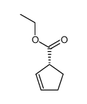 2-Cyclopentene-1-carboxylicacid,ethylester,(R)-(9CI)结构式