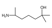 (6S)-6-amino-2-methylheptan-2-ol结构式