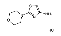 2-Morpholinothiazol-4-amine hydrochloride structure