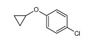 p-Chlorphenyl-cyclopropyl-ether结构式