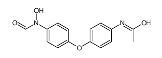 N-[4-[4-[formyl(hydroxy)amino]phenoxy]phenyl]acetamide Structure