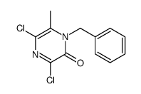 1-benzyl-3,5-dichloro-6-Methylpyrazin-2(1H)-one Structure