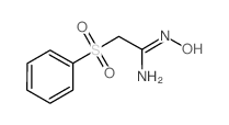 N-羟基-2-(苯基磺酰基)盐酸乙脒结构式
