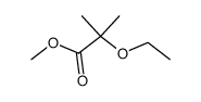 2-ethoxy-2-methylpropanoic acid methyl ester Structure