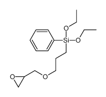 diethoxy-[3-(oxiran-2-ylmethoxy)propyl]-phenylsilane结构式