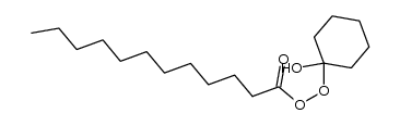 1-hydroxycyclohexyl perdodecanoate Structure