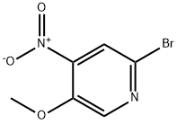 2-溴-5-甲氧基-4-硝基吡啶结构式