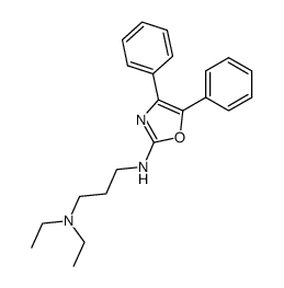 N'-(4,5-Diphenyl-2-oxazolyl)-N,N-diethyl-1,3-propanediamine结构式