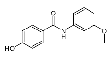 4-hydroxy-N-(3-methoxyphenyl)benzamide结构式