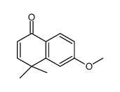 6-methoxy-4,4-dimethylnaphthalen-1-one结构式
