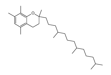 2,5,7,8-Tetramethyl-2-(4,8,12-trimethyl-tridecyl)-chroman Structure
