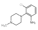 3-Chloro-2-(4-methyl-piperazin-1-yl)-phenylamine structure