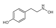 4-[2-(hydroxyamino)ethyl]phenol Structure