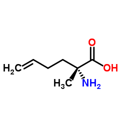 (R)- 2-(3'-butenyl) alanine结构式