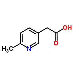 2-(6-Methyl-3-pyridyl)acetic Acid structure