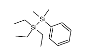 Et3Si-SiMe2Ph结构式