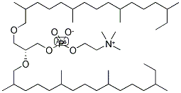1,2-DI-O-PHYTANYL-SN-GLYCERO-3-PHOSPHOCHOLINE;4ME 16:0 DIETHER PC结构式