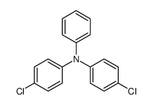 4-chloro-N-(4-chlorophenyl)-N-phenylaniline结构式