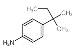 4-(2-methylbutan-2-yl)aniline structure