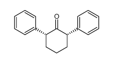 cis-2,6-diphenylcyclohexanone结构式