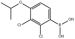 2,3-Dichloro-4-isopropoxyphenylboronic acid结构式