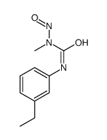 3-(3-ethylphenyl)-1-methyl-1-nitrosourea Structure