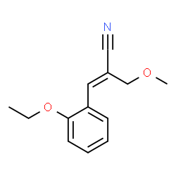 2-Propenenitrile,3-(2-ethoxyphenyl)-2-(methoxymethyl)-,(2Z)-(9CI) structure