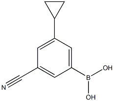 (3-cyano-5-cyclopropylphenyl)boronic acid图片