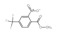 2-硝基-4-三氟甲基苯甲酸甲酯结构式