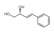 (2S,3E)-4-phenylbut-3-ene-1,2-diol结构式