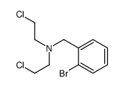 N,N-Bis(2-chloroethyl)-o-bromobenzylamine结构式